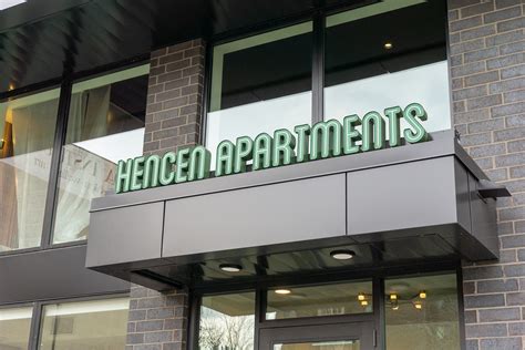 The pricing ranges from 1,153 to 2,925 - averaging 1,752. . Hencen apartments